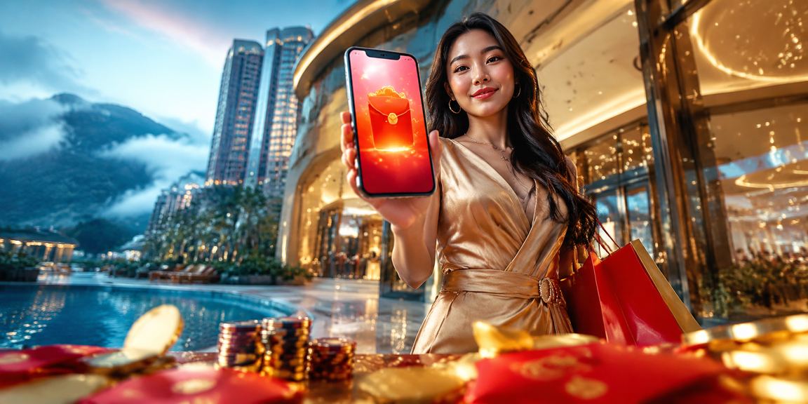 Bonus sampul merah gaya Malaysia di Genting Highlands dengan elemen tempatan